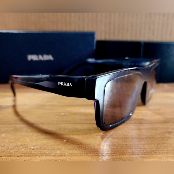NEW Prada PR 19WSF Crystal Blue Sunglasses - Picture 9 of 10
